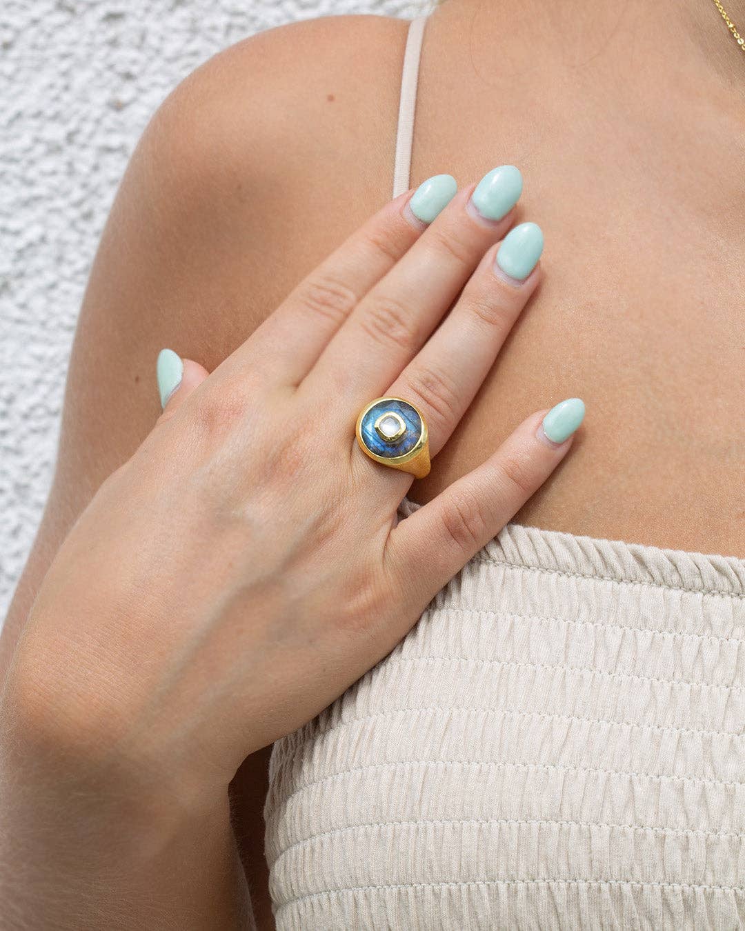 Marcia Moran - Annie Ring: Blue/Lapis / 8