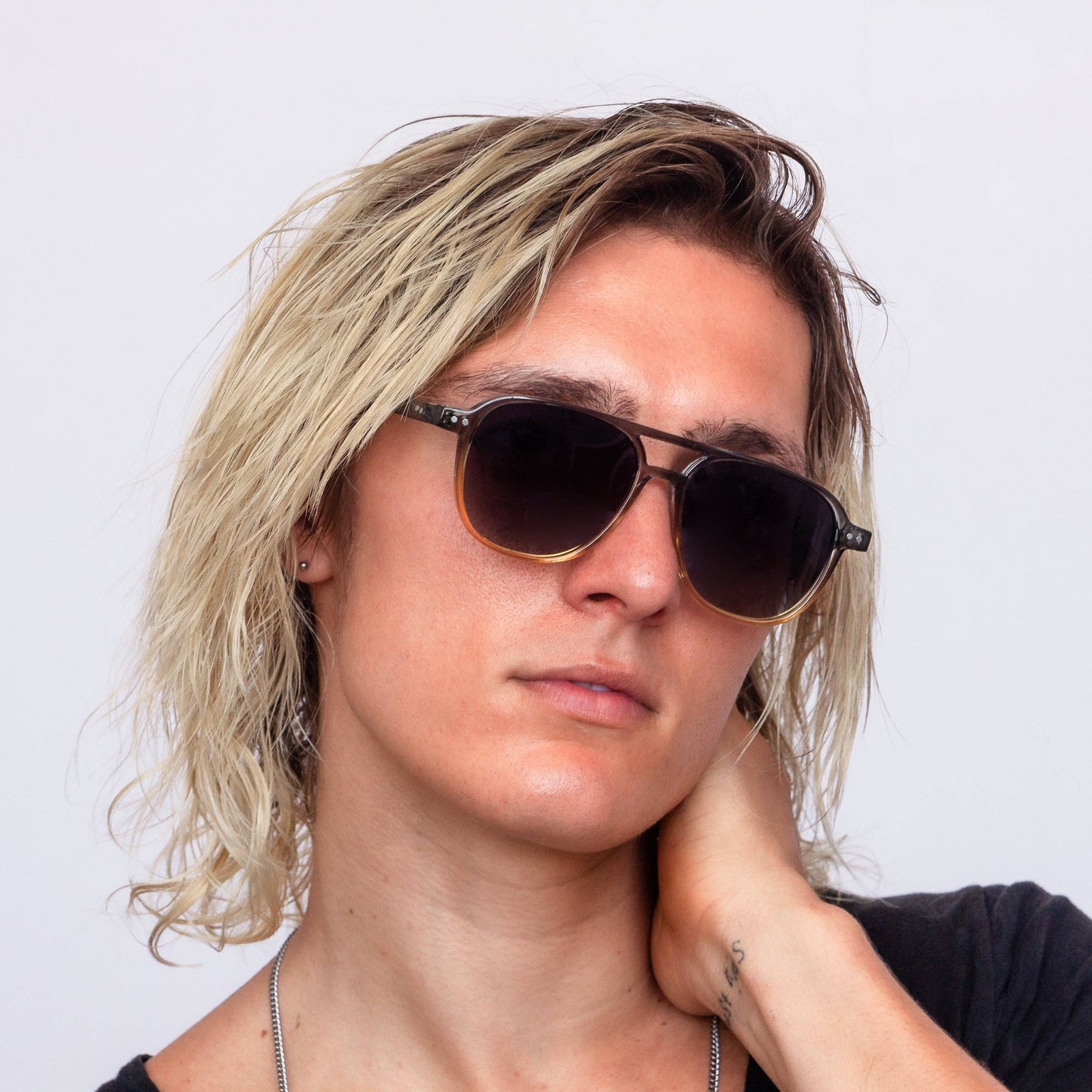 Jaxy Eyewear - Eastwood - Retro Polarized Aviator Unisex Sunglasses: Grey