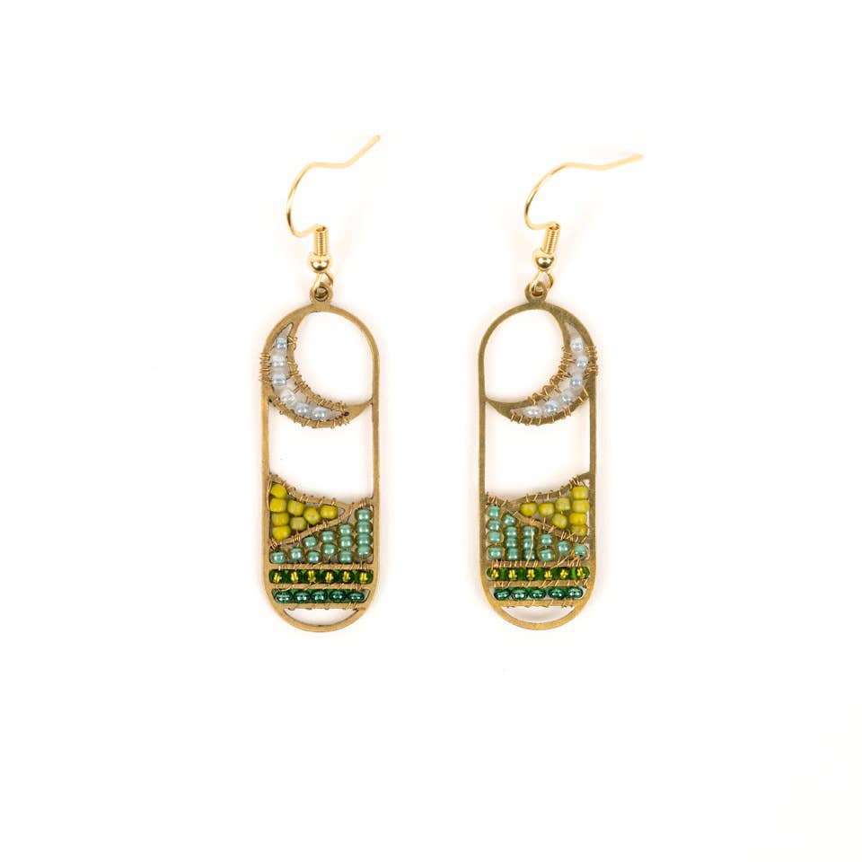 Altiplano - Moonview Earrings: Sunset