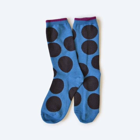 Big Dot Blue Sock: Small (Women's 4 - 10)