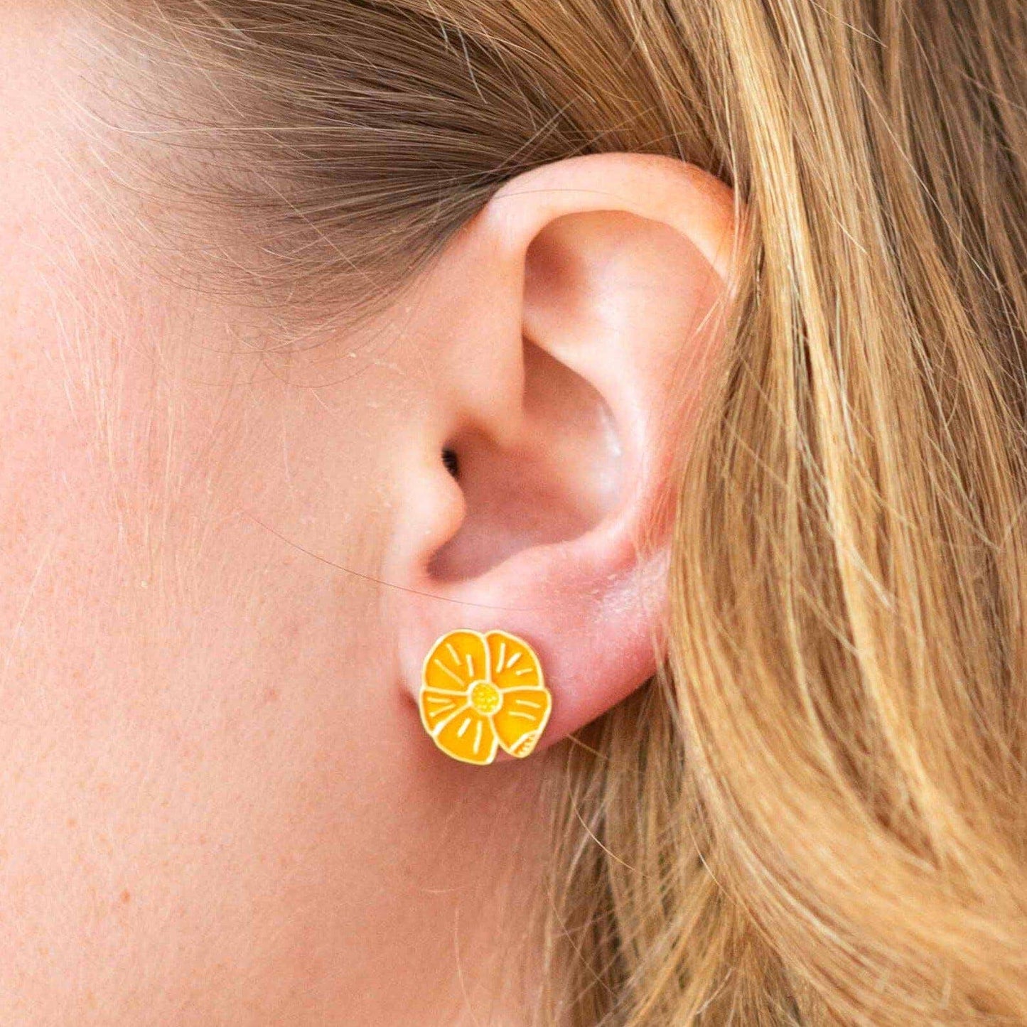 Jenny Lemons - Poppy Enamel Earrings