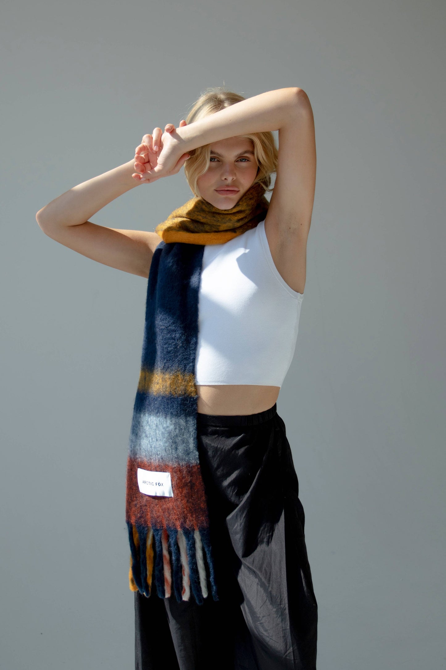 The Stockholm Scarf - 100% Recycled - Midnight Summer - FW25