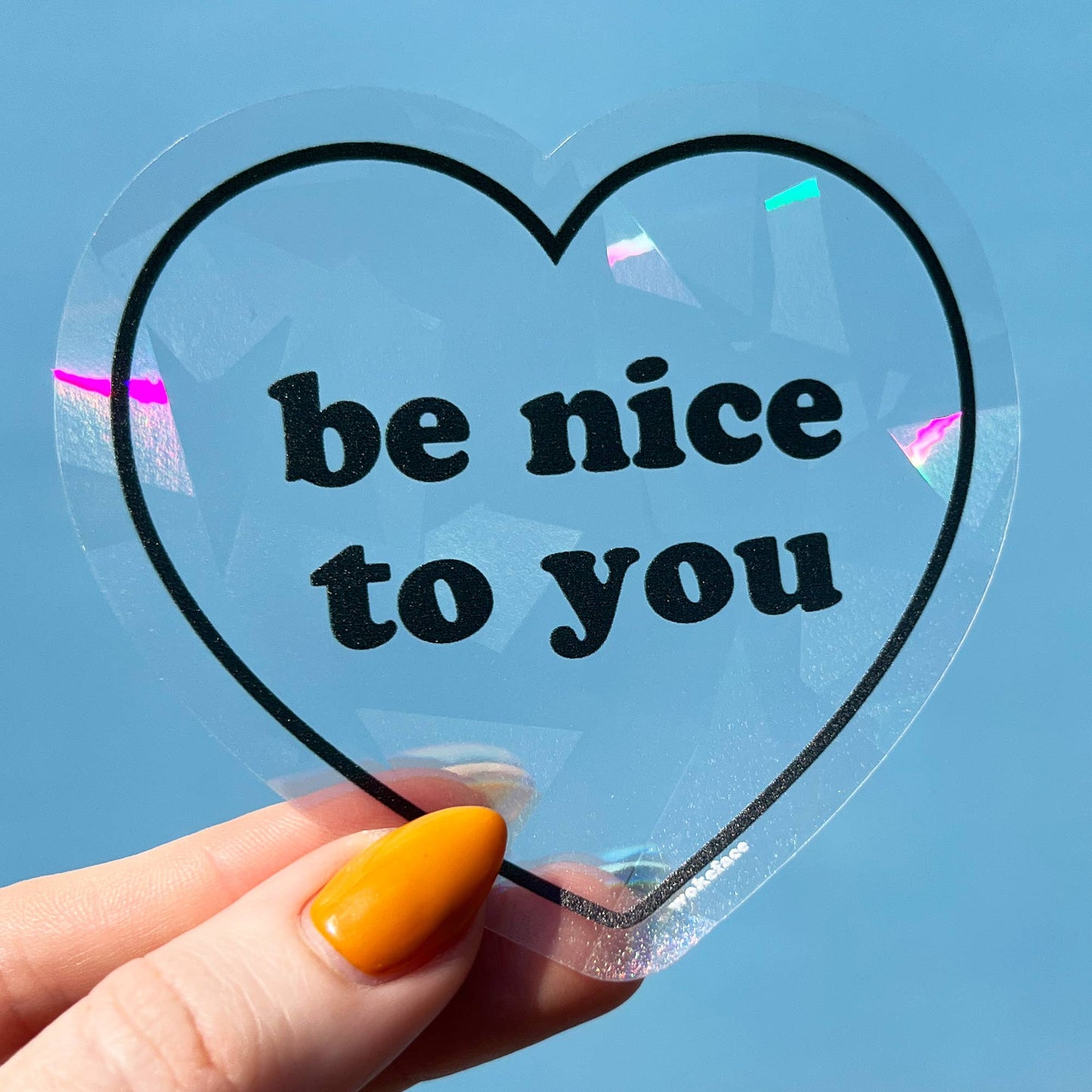 Suncatcher - Be Nice to You Heart