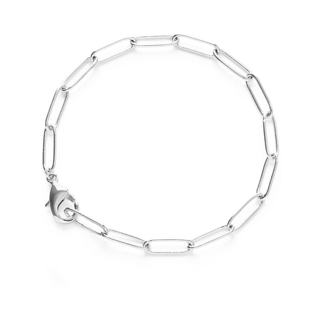 Amano Studio - Paperclip Chain Bracelet: Silver