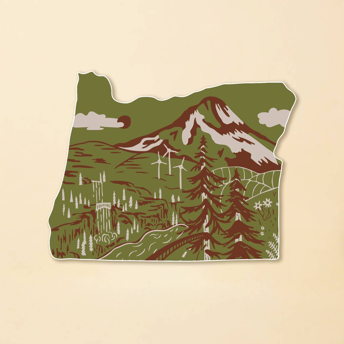 Tender Loving Empire - OR Scenic Route Sticker