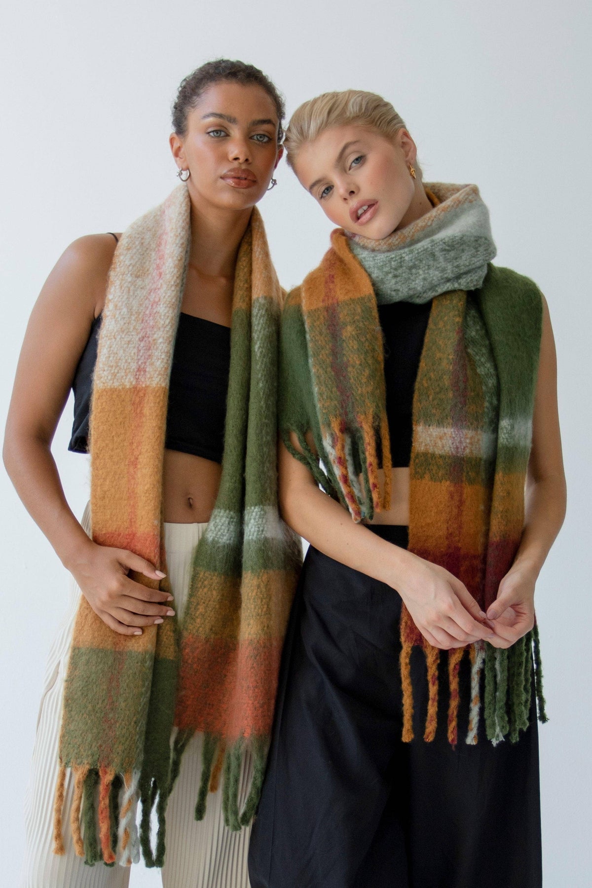 Arctic Fox & Co. - North America - The Stockholm Scarf - 100% Recycled - Mossy Spring - FW26