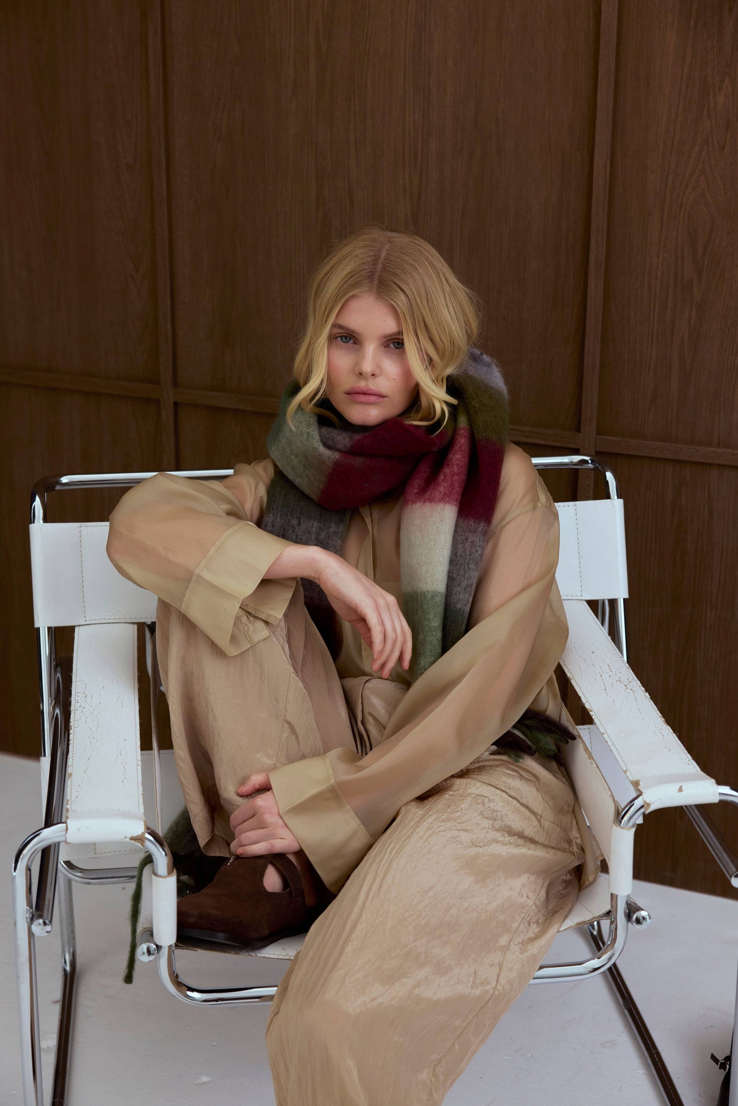 The Reykjavik Scarf - 100% Recycled - Mossy Green - FW25
