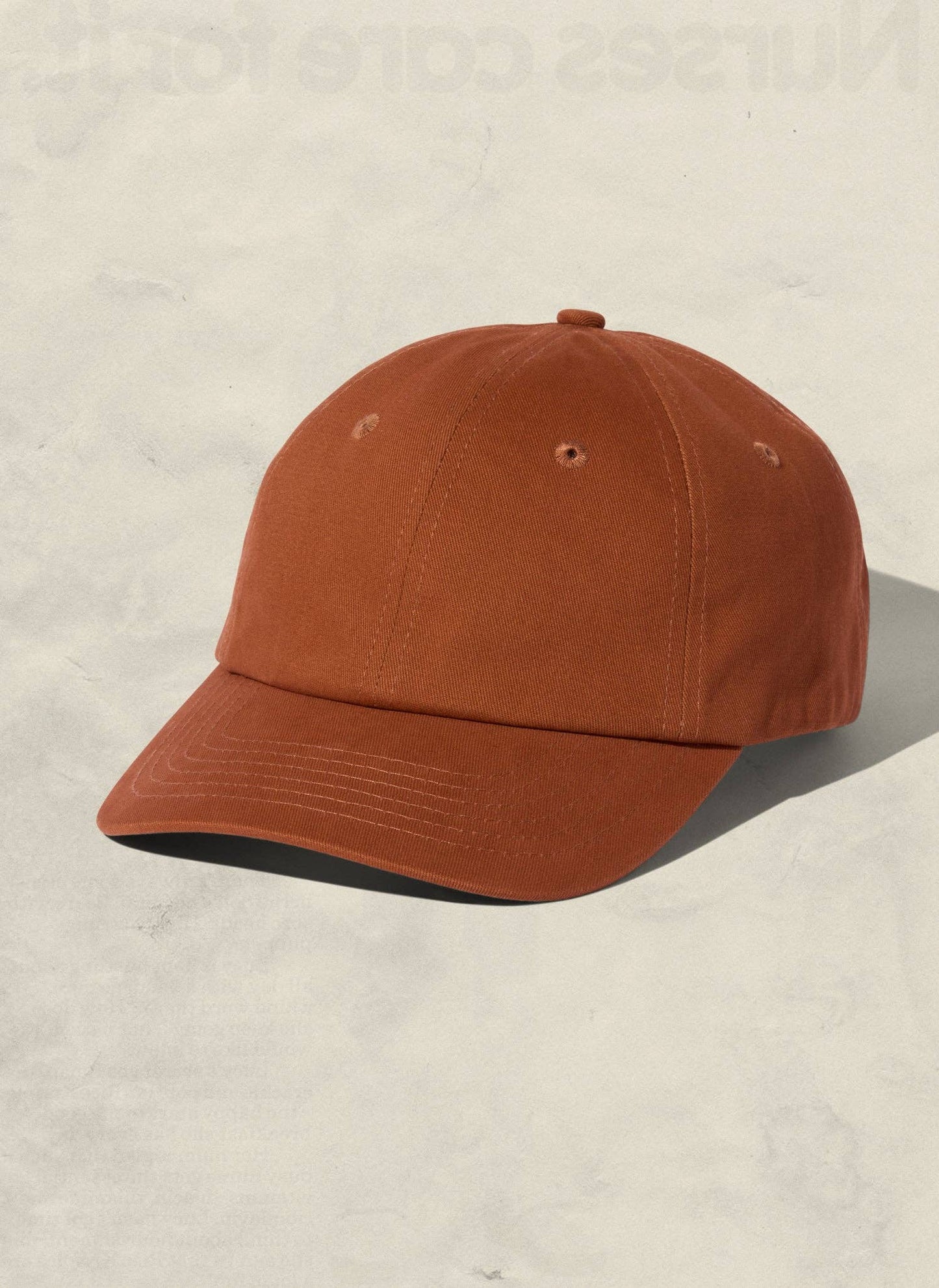 Classic Dad Hat: Rust - Brushed