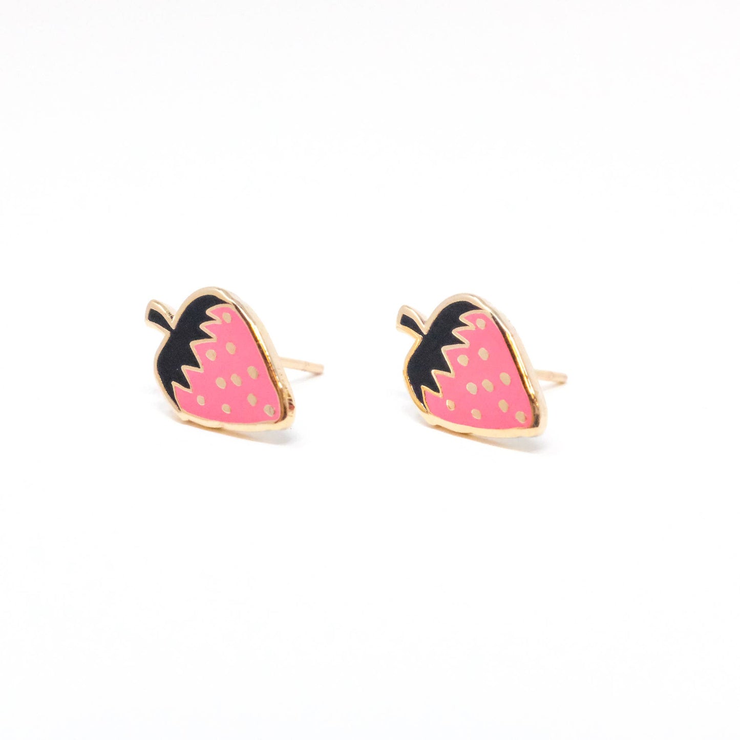 Jenny Lemons - Strawberry Enamel Earrings