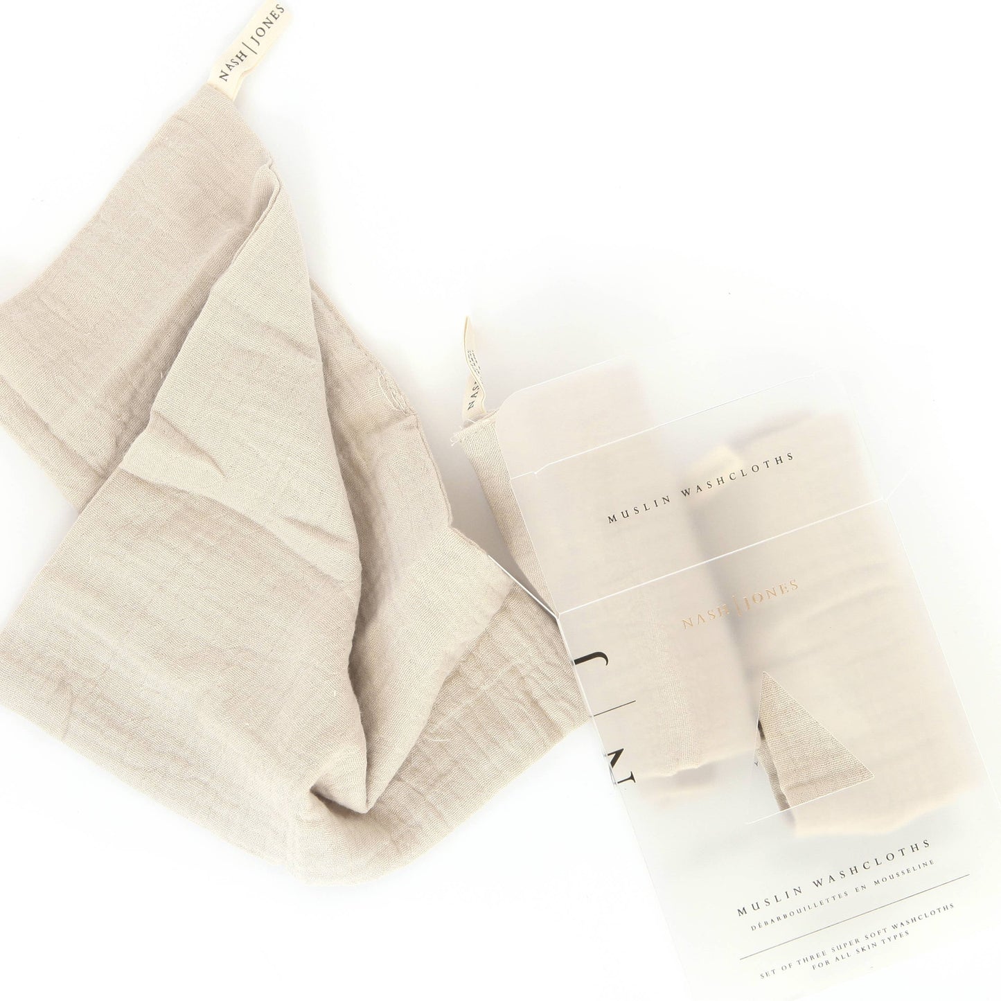 Nash and Jones - Muslin Washcloths