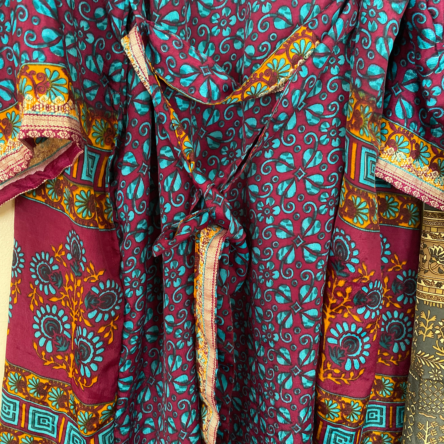 Seeds - Silk Robe | Upcycled 100% Silk One Size Luxury