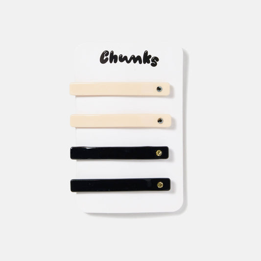 CHUNKS - Slides in Cream + Black