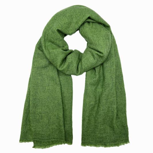 SLATE + SALT - Emerald Handloom Cashmere Scarf