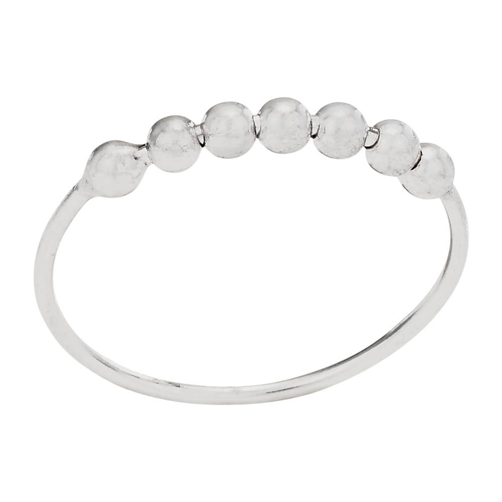 Tiger Mountain Jewelry - Septet Sterling Silver Band Ring: 7