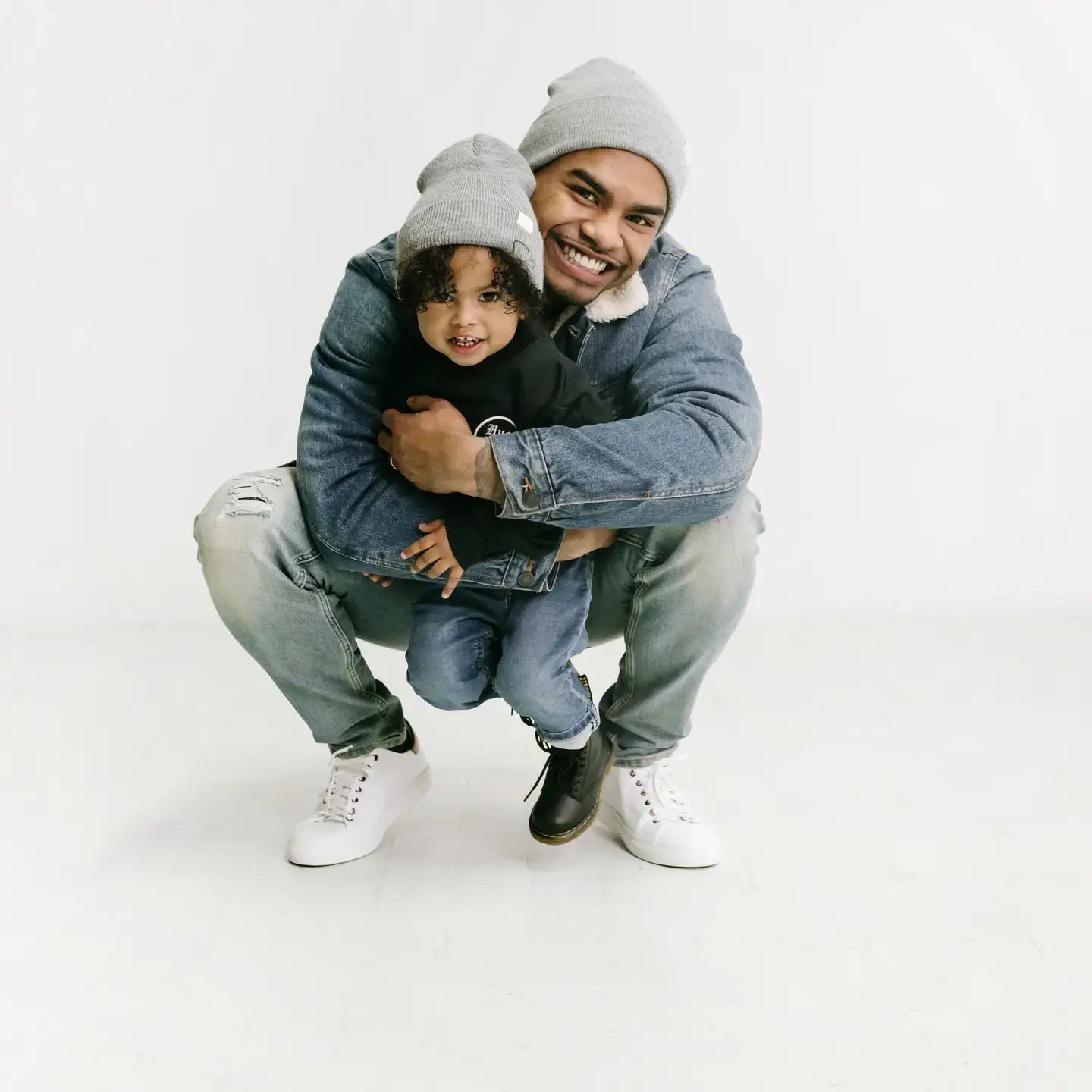 Stone Light Heather Grey Youth/Adult Beanie Fits Ages 5+