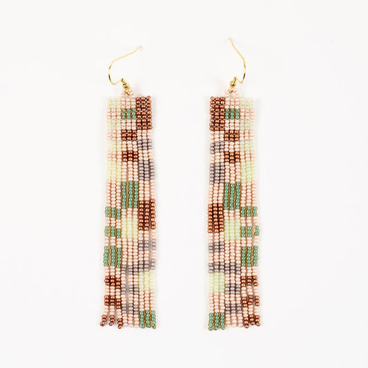 Altiplano - Block Party Earrings: Seafoam Sand