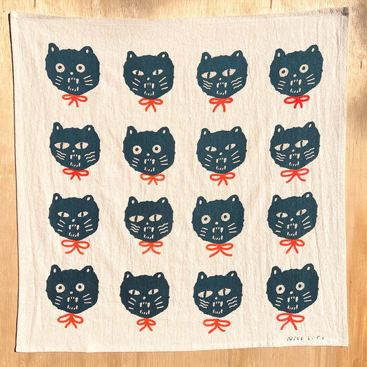Nice life - BAD CATS tea towel