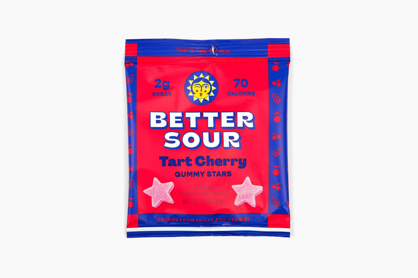Better Sour - Better Sour | Tart Cherry Gummy Stars, 1.8oz