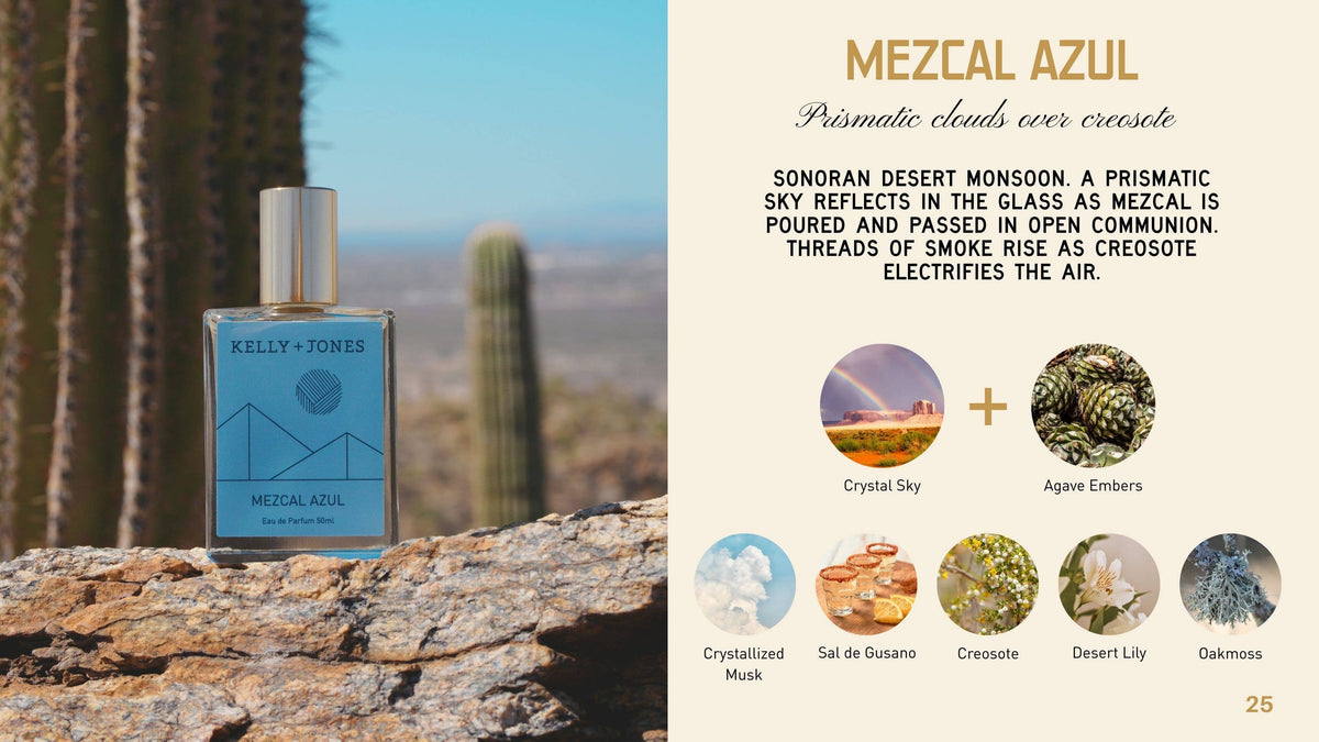 Kelly + Jones - MEZCAL GOLD Perfume Oil: Azul