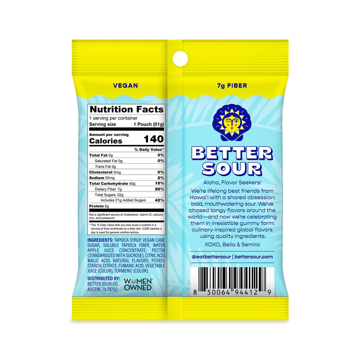 Better Sour - Better Sour | Watermelon Yuzu Gummy Shells 1.8oz