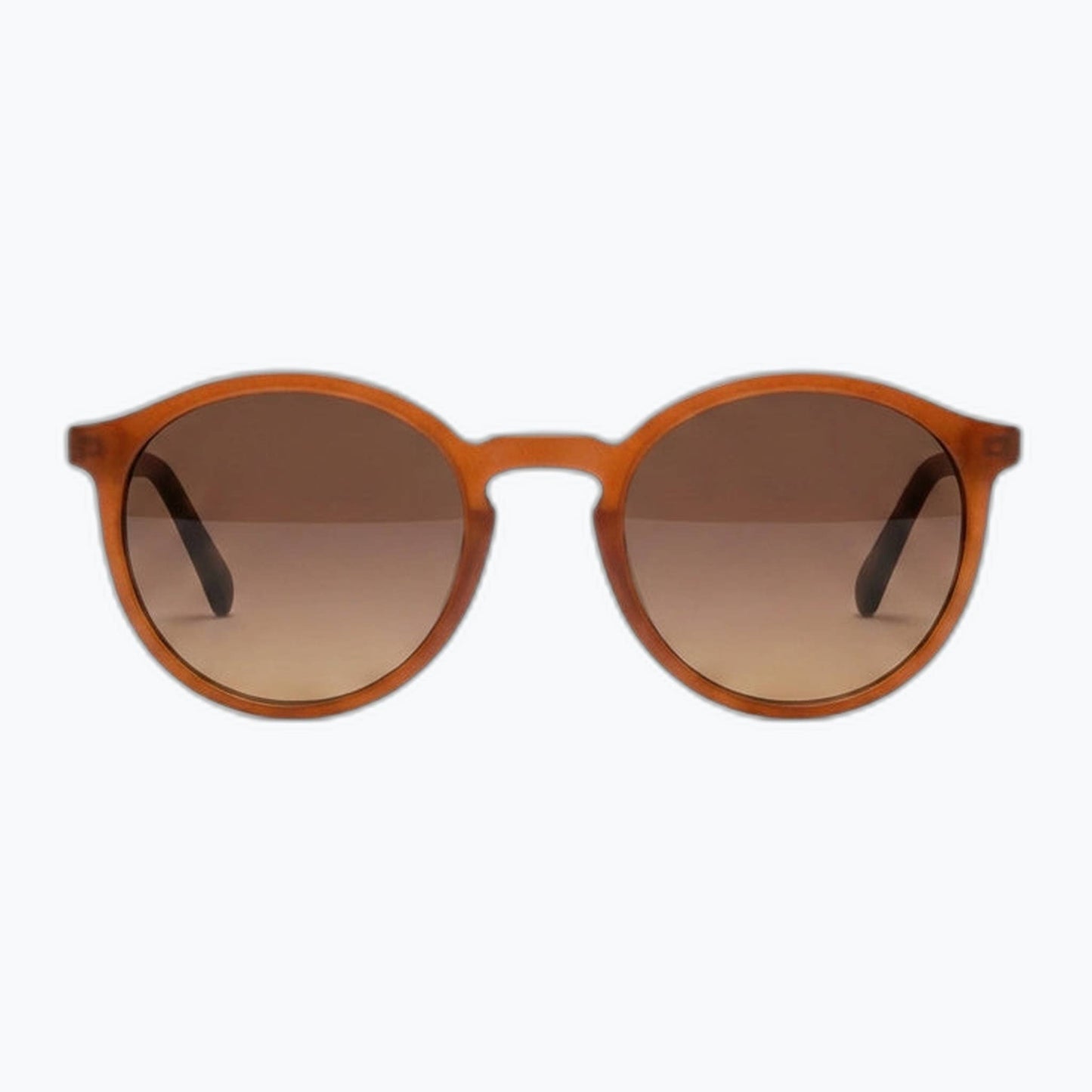 Jaxy Eyewear - Lennon - Vintage Polarized Round Sunglasses for Women & Men : Burgundy/Tort