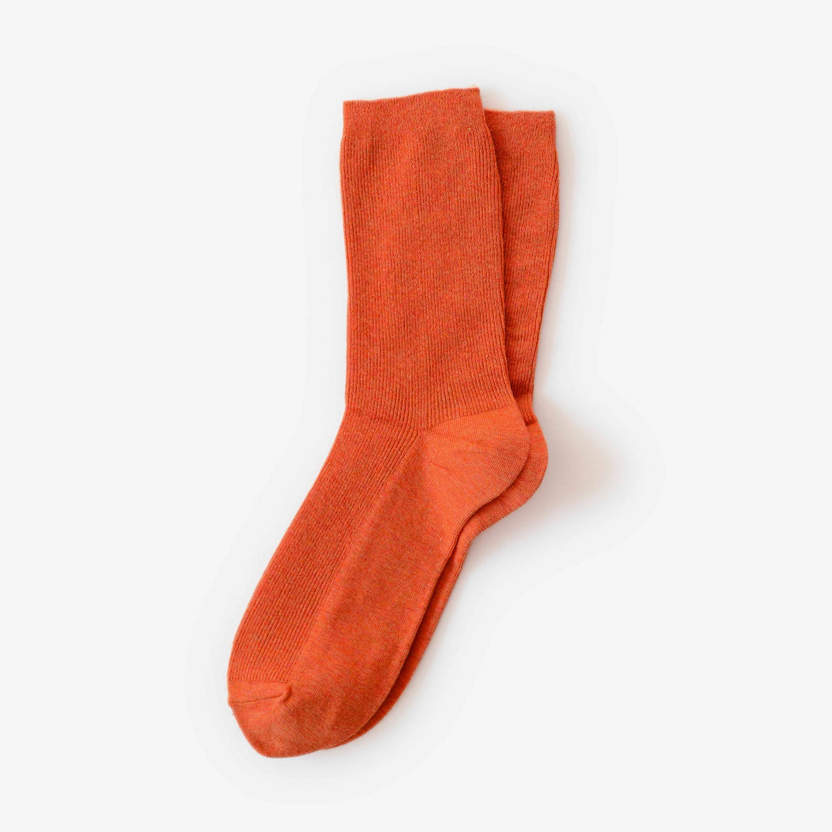 Hooray Sock Co. - Everyday Solid Crew Socks — Adobe: Small (Women's 4 - 10)
