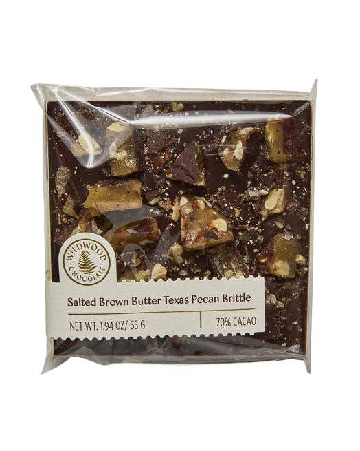 Wildwood Chocolate - Woodland Collection Salted Brown Butter Texas Pecan Brittle