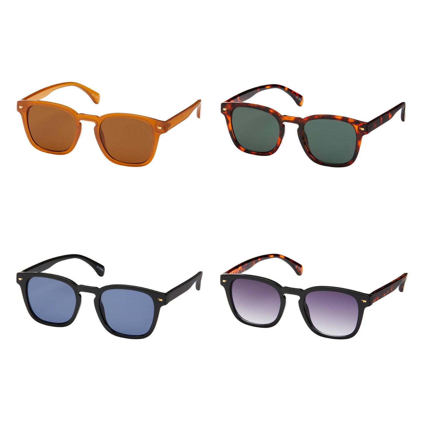 Blue Gem Sunglasses Inc - Iconic Square Sunglasses - 1327 - Heritage