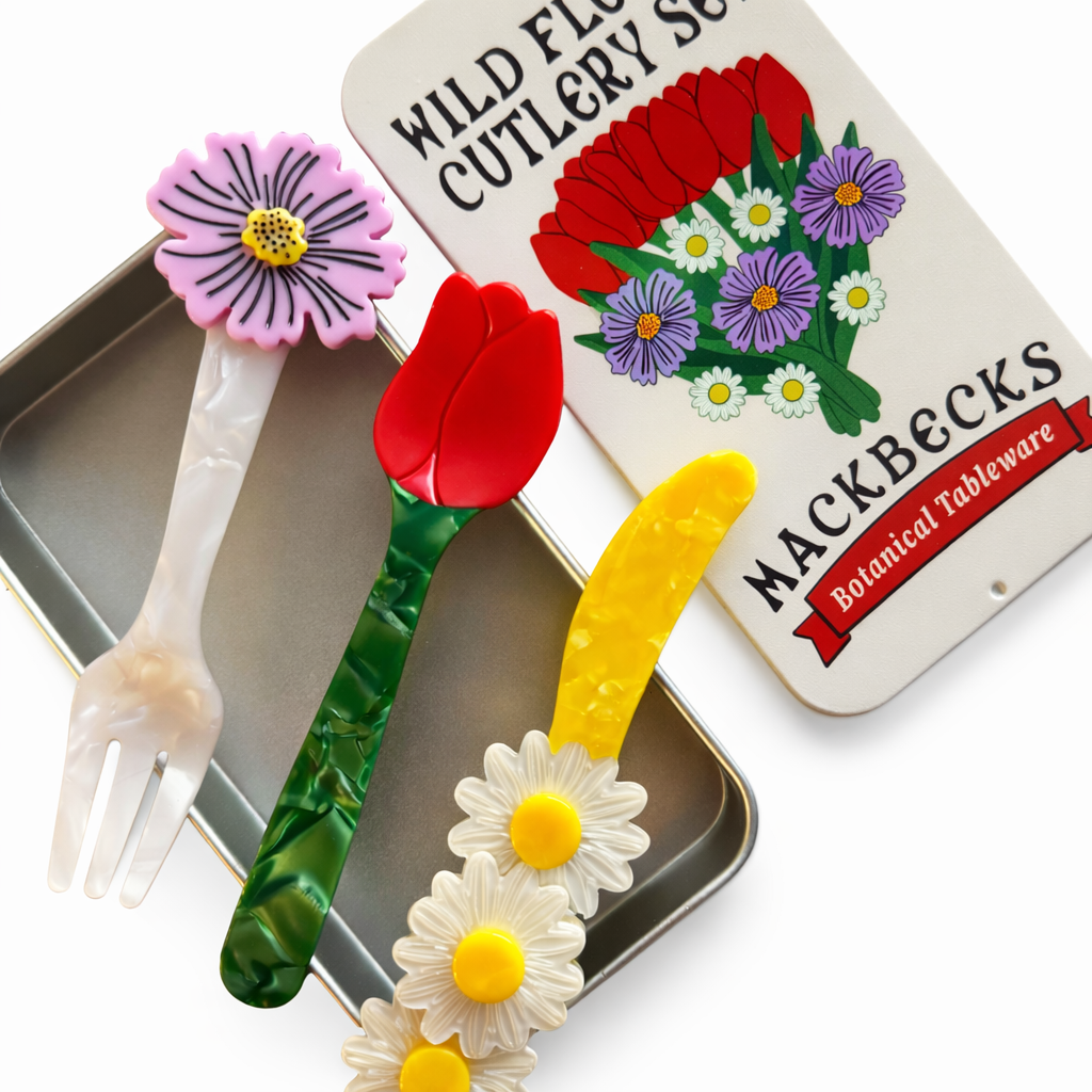 MackBecks - Wildflower Cutlery Set