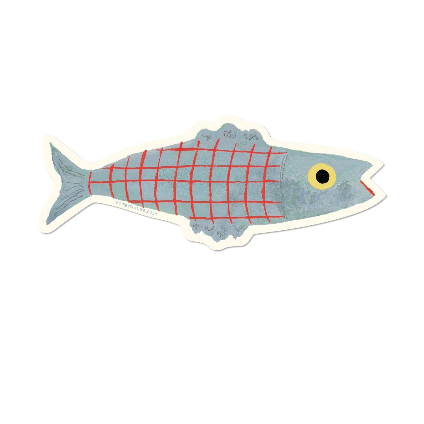 Red Cap Cards - Herring sticker: Single