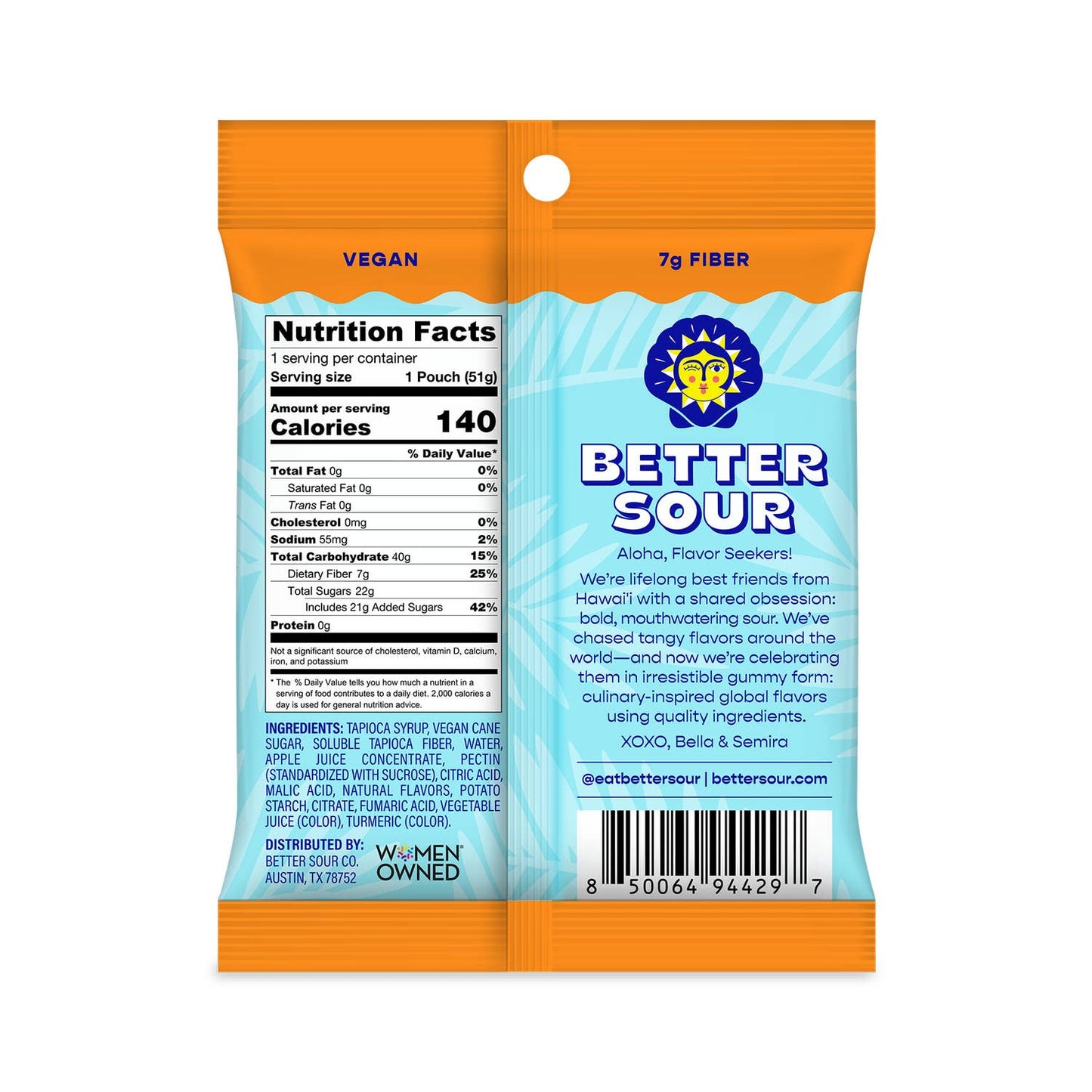 Better Sour - Better Sour | Mango Gummy Shells 1.8oz