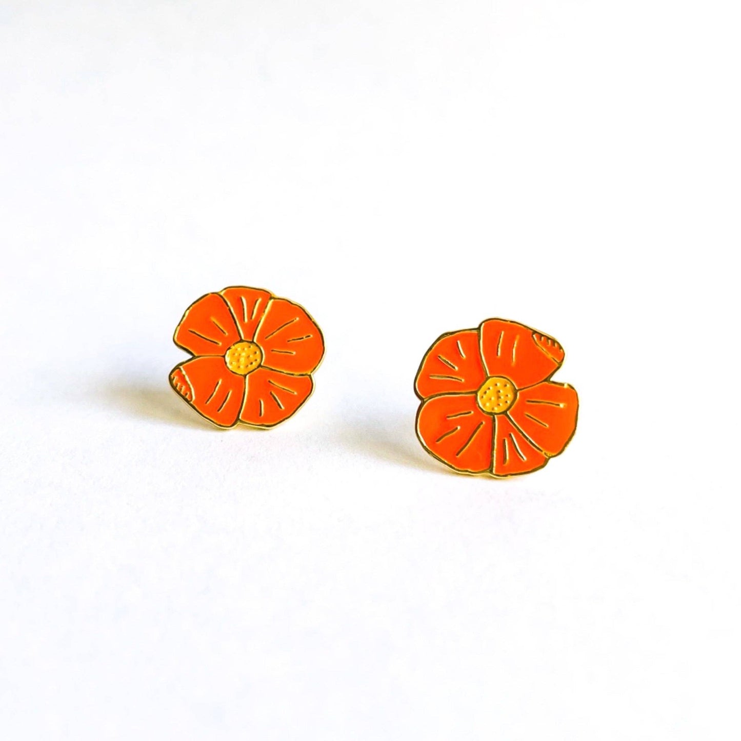 Jenny Lemons - Poppy Enamel Earrings