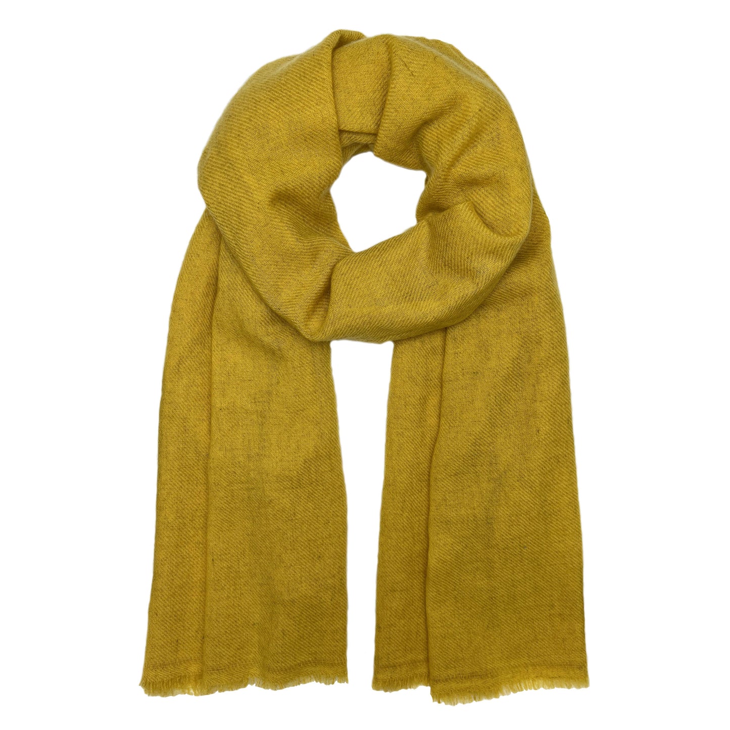 SLATE + SALT - Mustard Handloom Cashmere Scarf