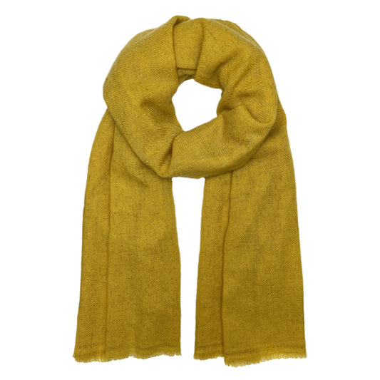 SLATE + SALT - Mustard Handloom Cashmere Scarf