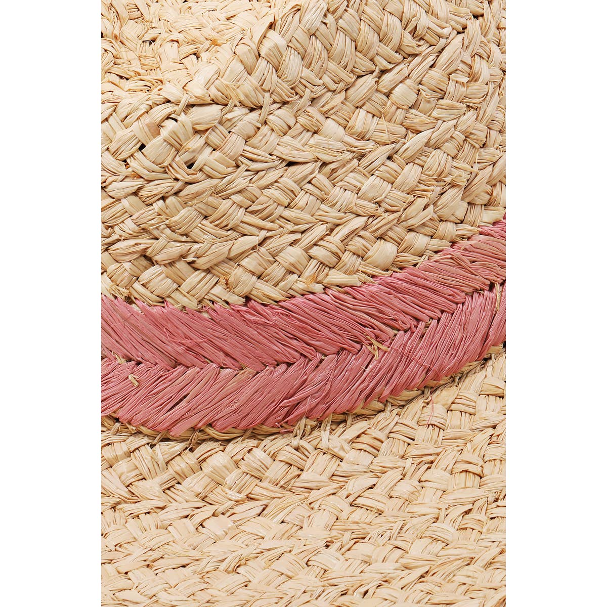 Braided Leaf Strap Straw Hat: SA