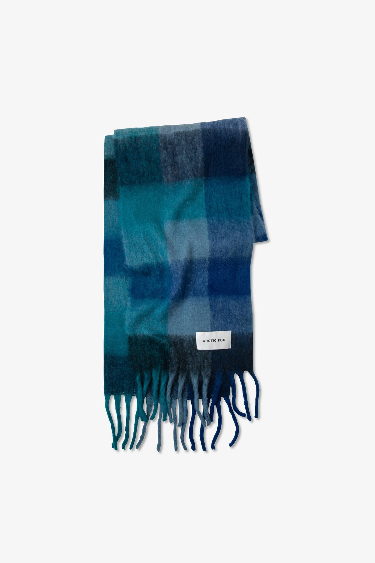 Arctic Fox & Co. - North America - The Reykjavik Scarf - 100% Recycled - Blue Check - FW26