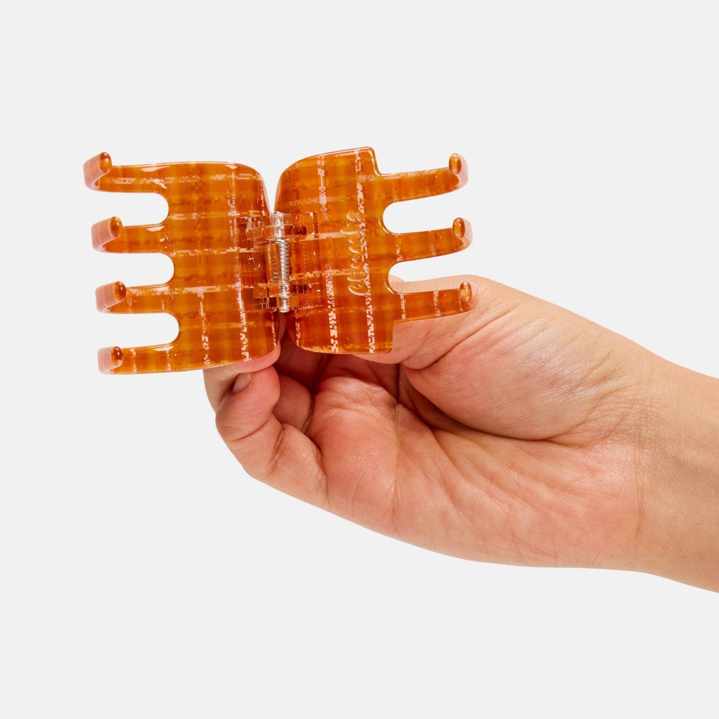 Ursa Claw in Caramel Plaid