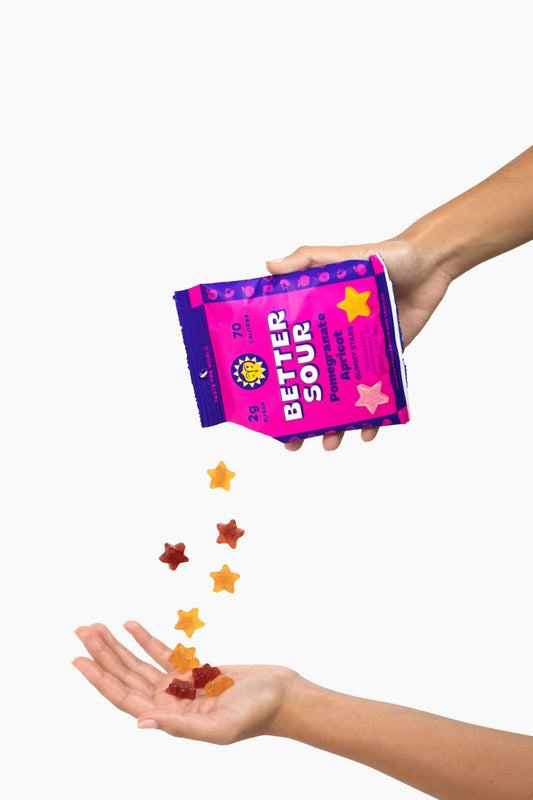 Better Sour - Better Sour | Pomegranate Apricot Gummy Stars, 1.8oz