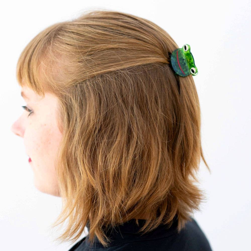 Jenny Lemons - Mini Green Froggy Hair Claw Clip
