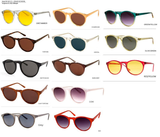 Grad School - Sunglasses: Grey