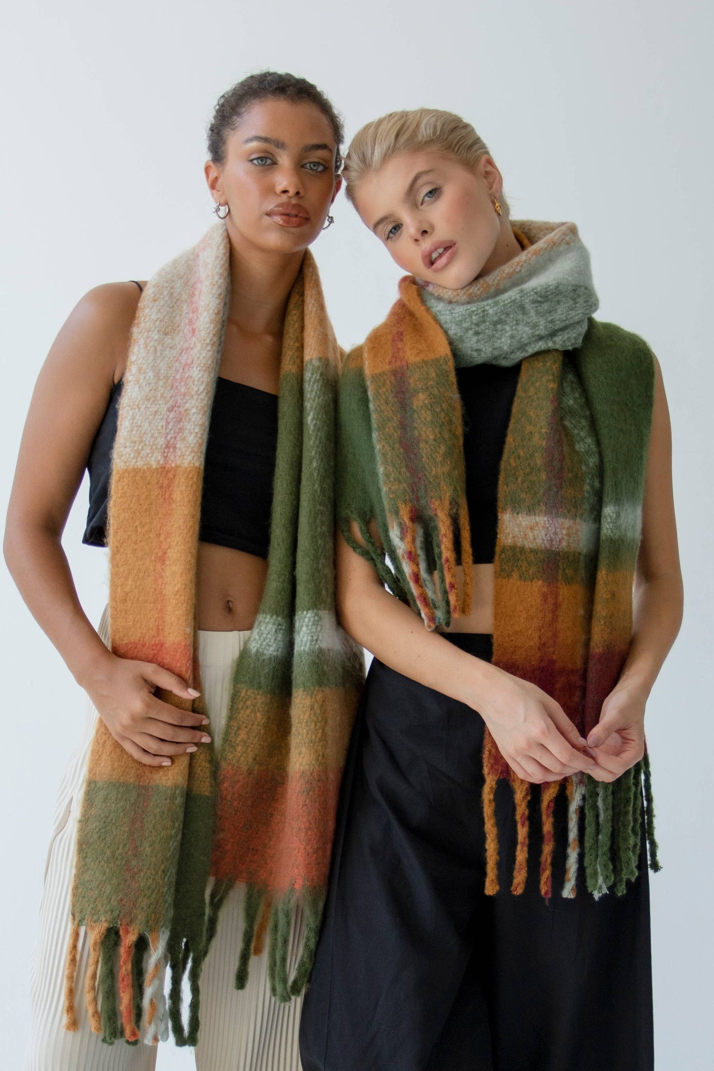 The Stockholm Scarf - 100% Recycled - Mossy Spring - FW25