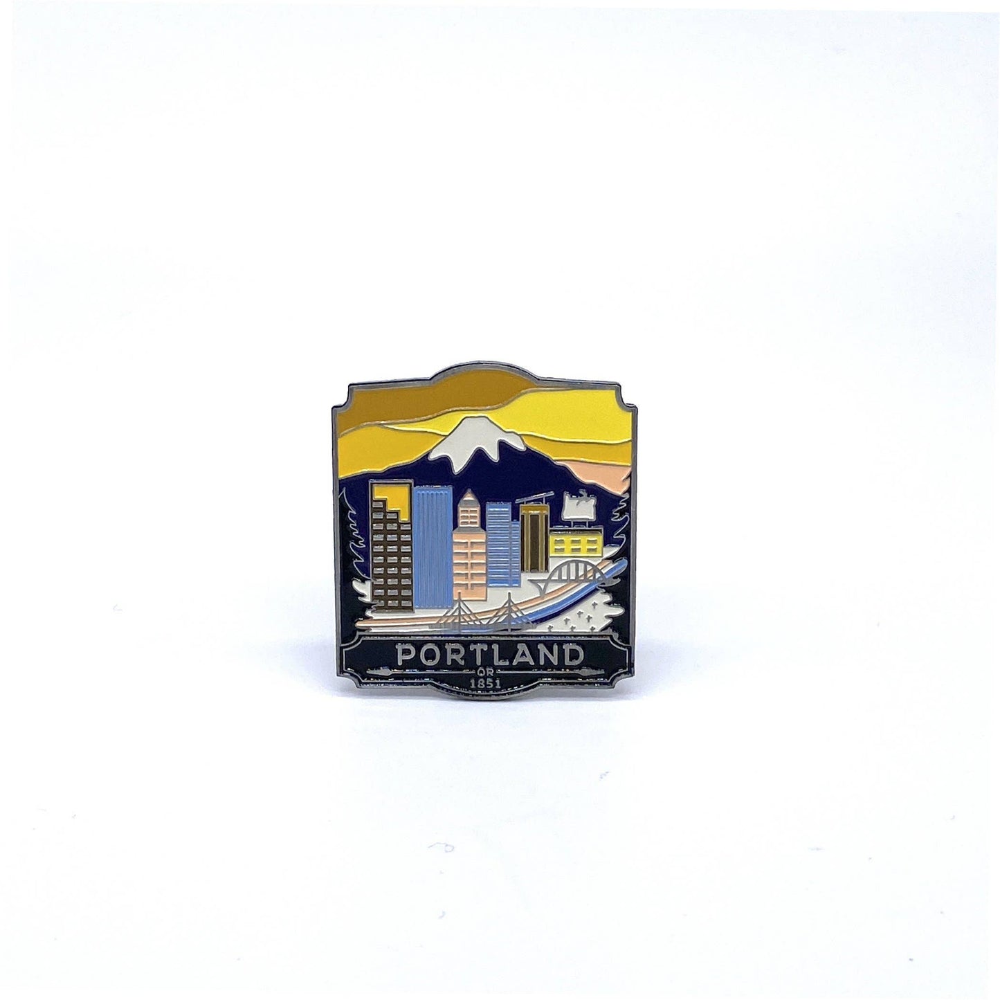 Landmarks Unlimited - Portland - Enamel Magnet