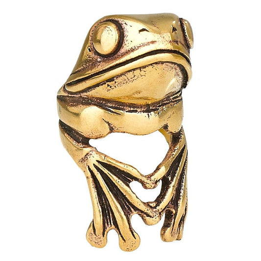 Tiger Mountain Jewelry - Jeremiah Bronze Frog Ring: 7