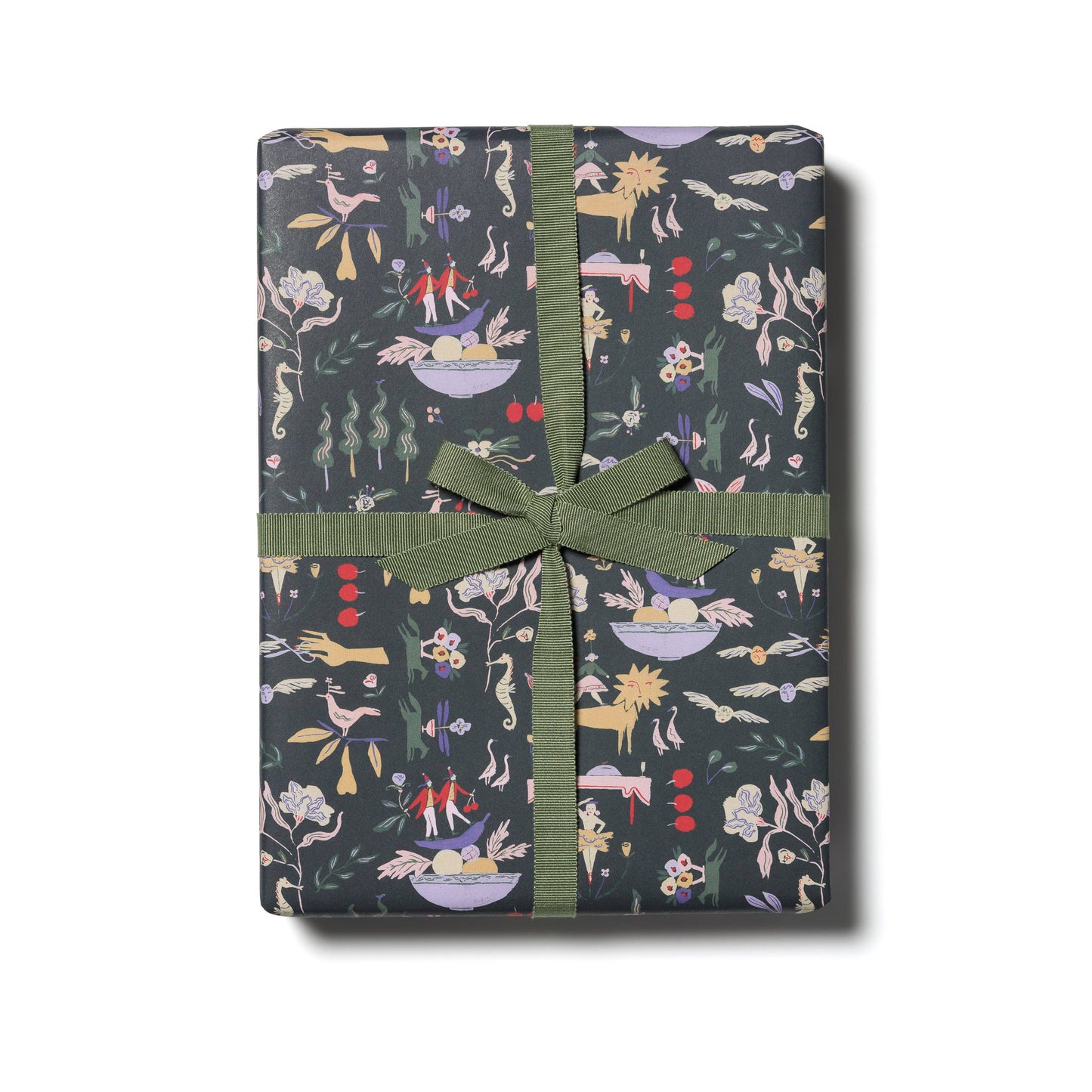 Red Cap Cards - Emerald Holiday holiday wrapping paper: Rolls of 3 sheets