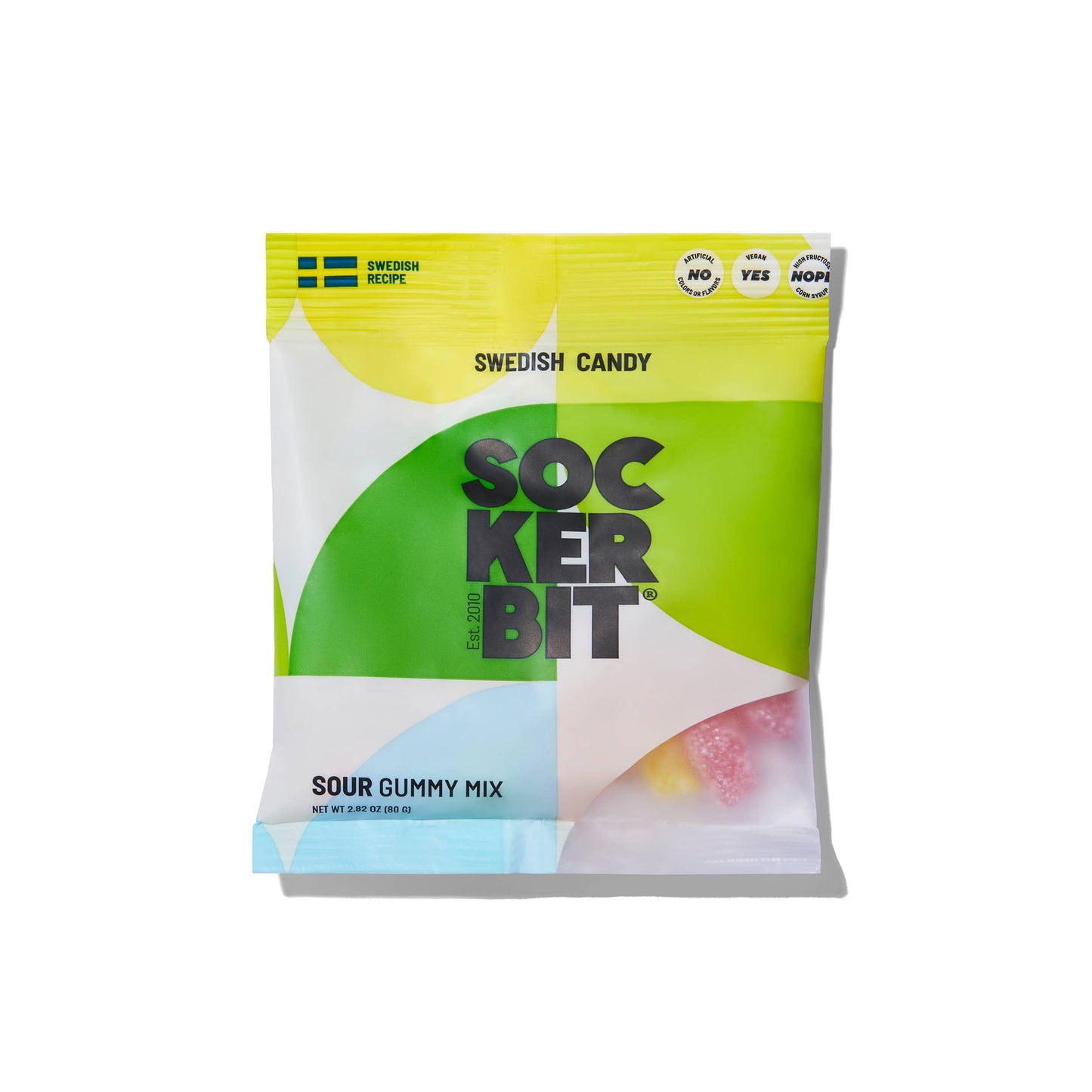 Sockerbit - Sour Gummy Mix Swedish Candy - 2.8oz