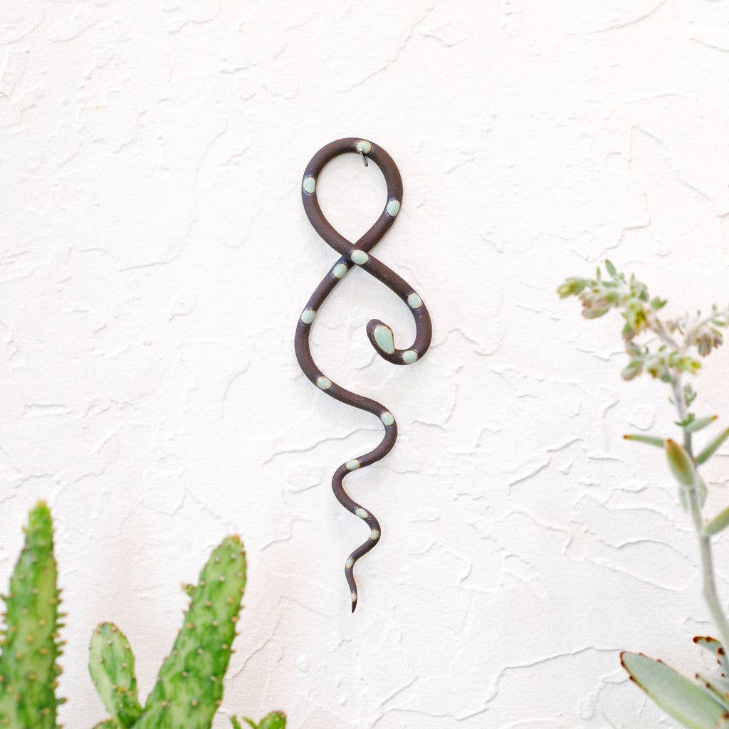 Carter & Rose - Ceramic Snake Ornament: Simon