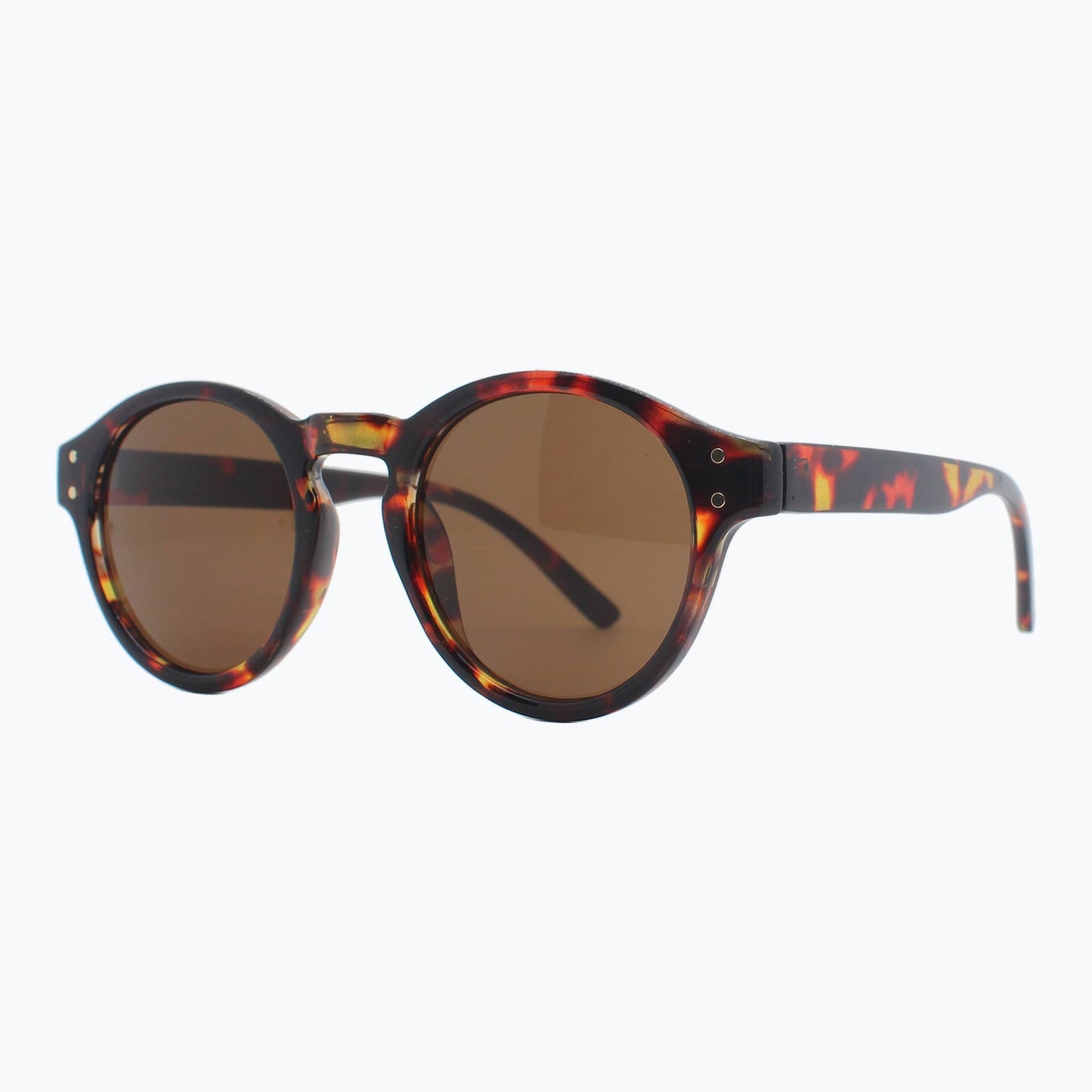 Jaxy Eyewear - Sunset Theory - Vintage Round Sunglasses for Women & Men: Grey