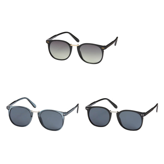 Blue Gem Sunglasses Inc - 1341 NEW Heritage Rounded Square 3 Assorted Colors