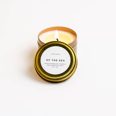 Slow North - Travel Tin Candle | Of The Sea (6 oz)