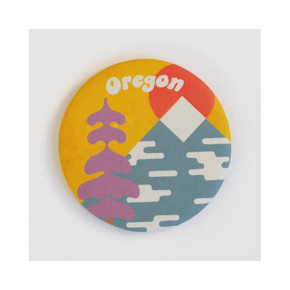 Tender Loving Empire - Groovy Mt. Hood Round Magnet